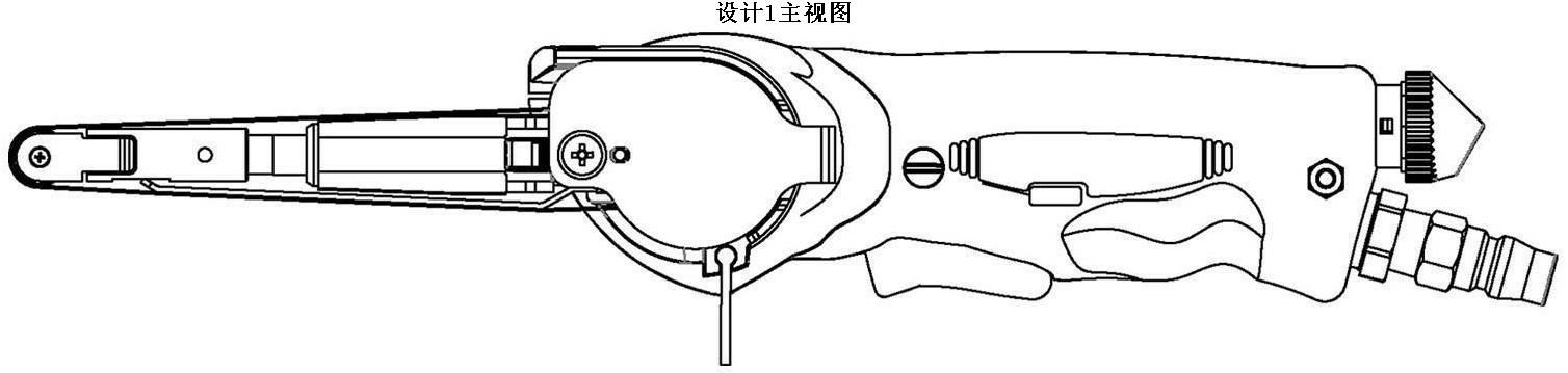  便携式砂带磨削机 